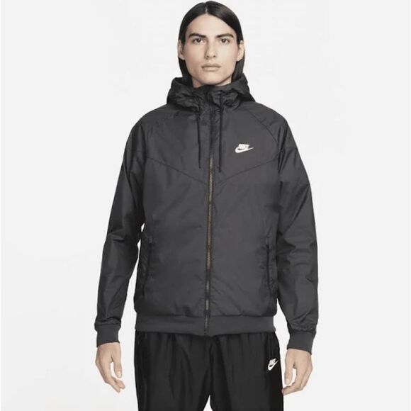 Nike Men's Windrunner Hooded Track Jacket Size XXL in Black NWT in Package - Picture 1 of 12